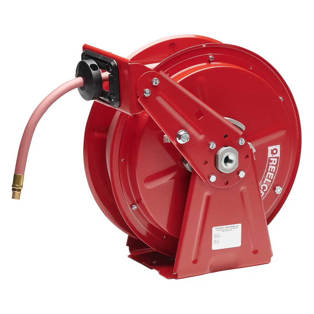 DP7650OLP – REELCRAFT SA Hose Reel, Use To Store Air Hose Up To 50 Foot Length x 3/8 Inch Diameter Manually Operated ...
